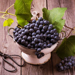 Concord grapes are great for juice, jam and wine.
