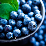 Powderblue Blueberries have a strong blueberry flavor.