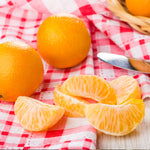 Navel oranges are sweet and seedless!