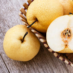 This fruit is long lasting with a different flavor than European Pears.