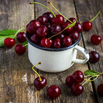 Dark and sweet Stella cherries are are the perfect fresh treat.